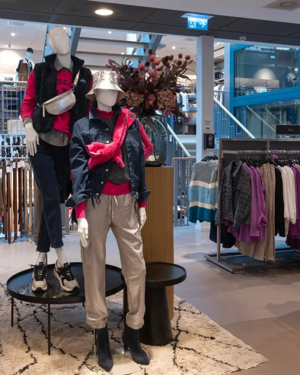 Visual merchandising bij Konijnendijk Mode
