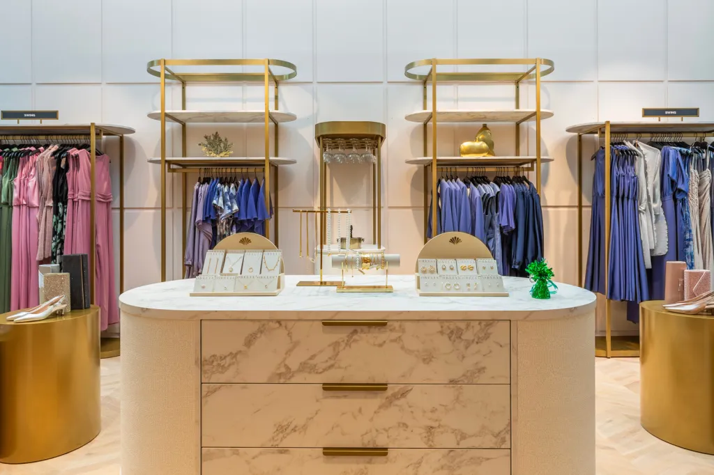 Sfeerbeeld uit de winkel van Konijnendijk Mode